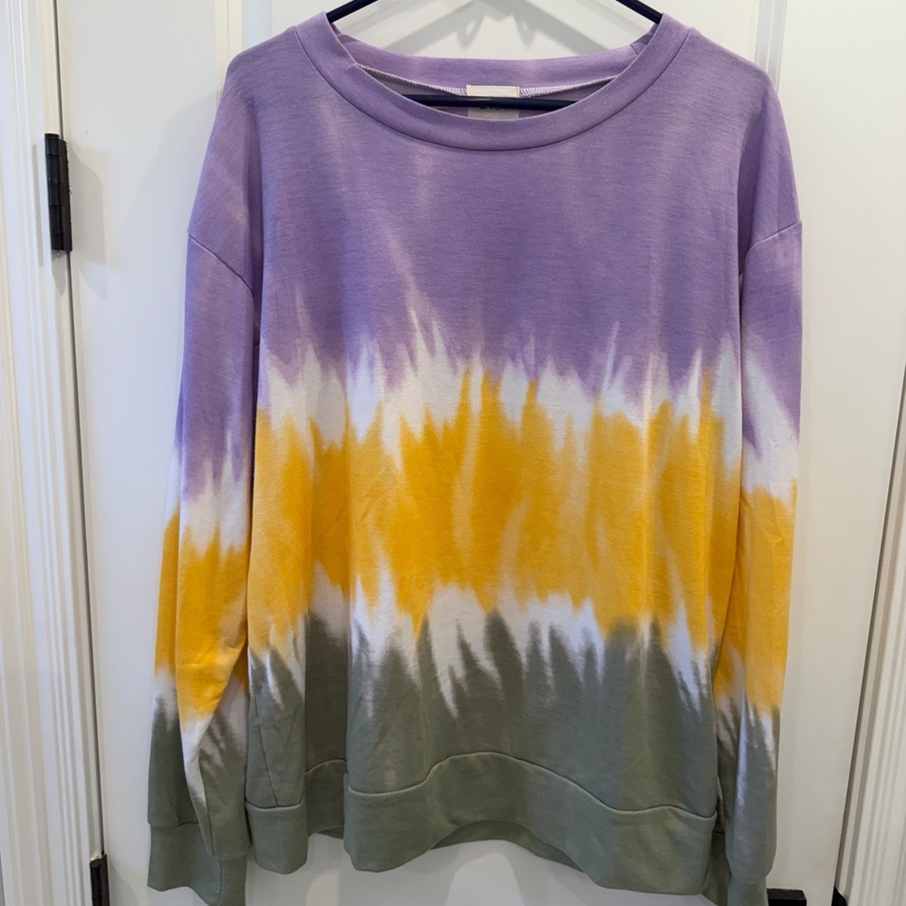 BiBi Vibrant Tie-Dye Women's Sweatshirt